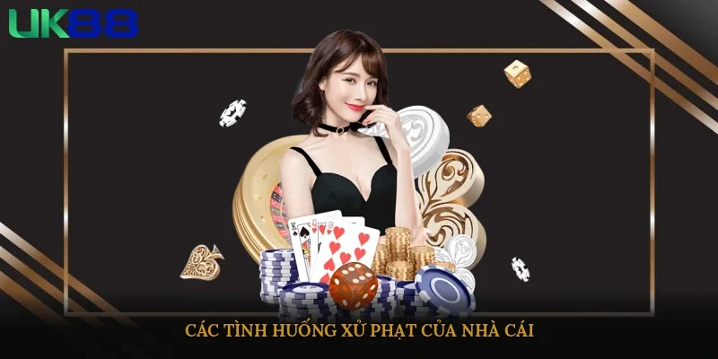 Các tình huống xử phạt của nhà cái