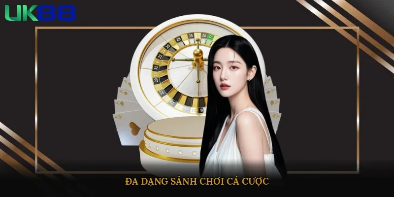 Đa dạng sảnh chơi cá cược